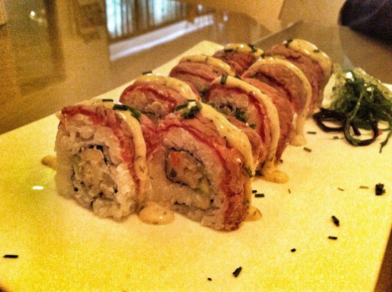Solomillo tataki roll