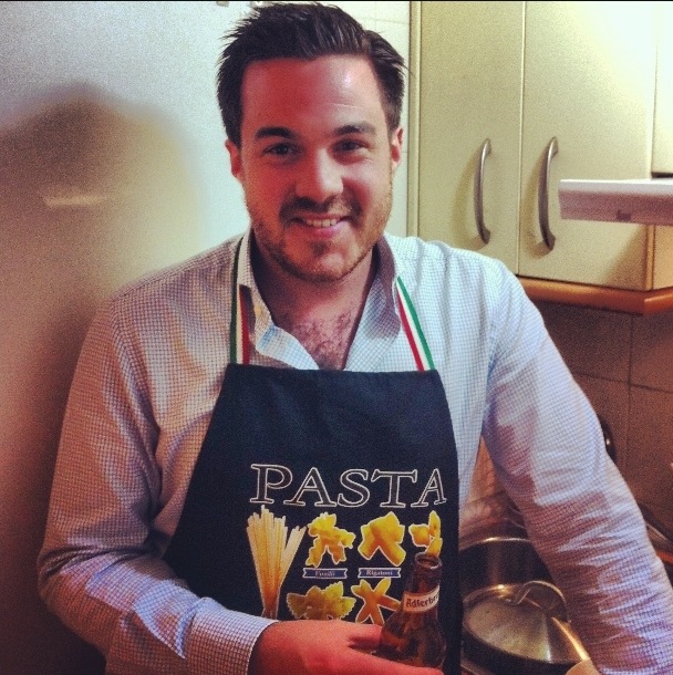 El chef con su cervecita