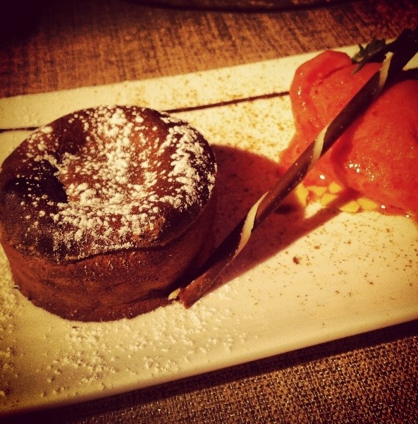 Coulant de chocolate