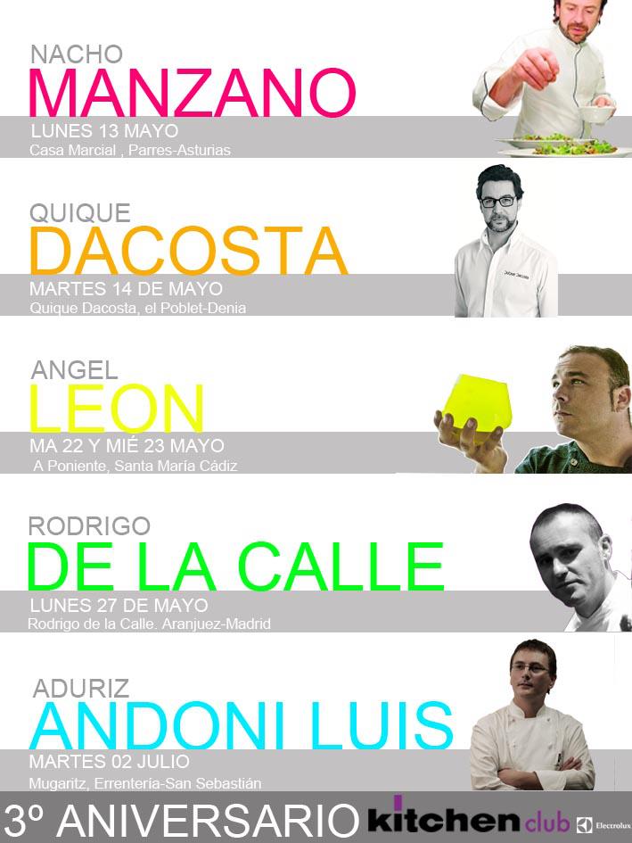 Tercer aniversario de Kitchen Club