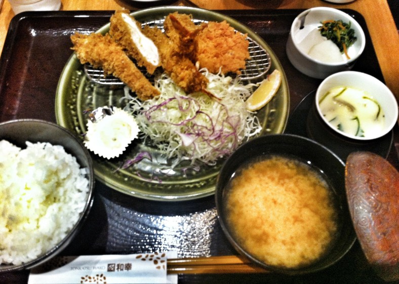 Tonkatsu variado de gambas y cerdo