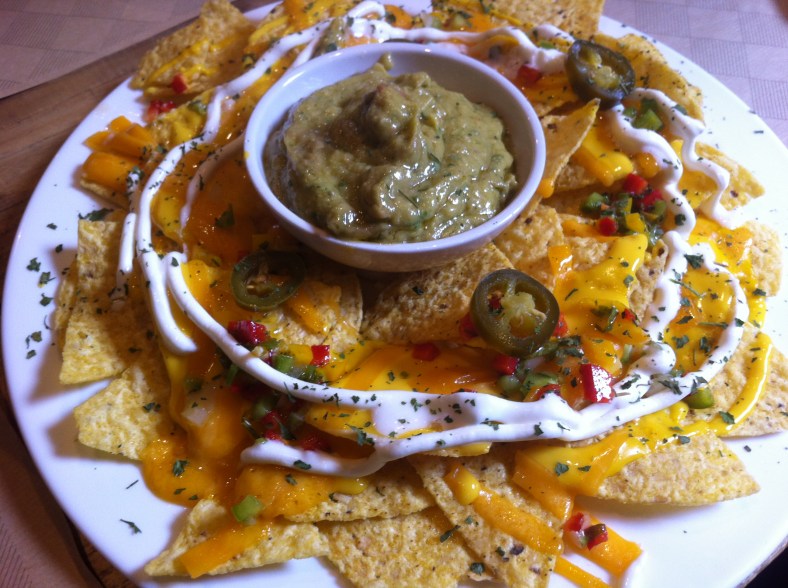 Nachos con queso