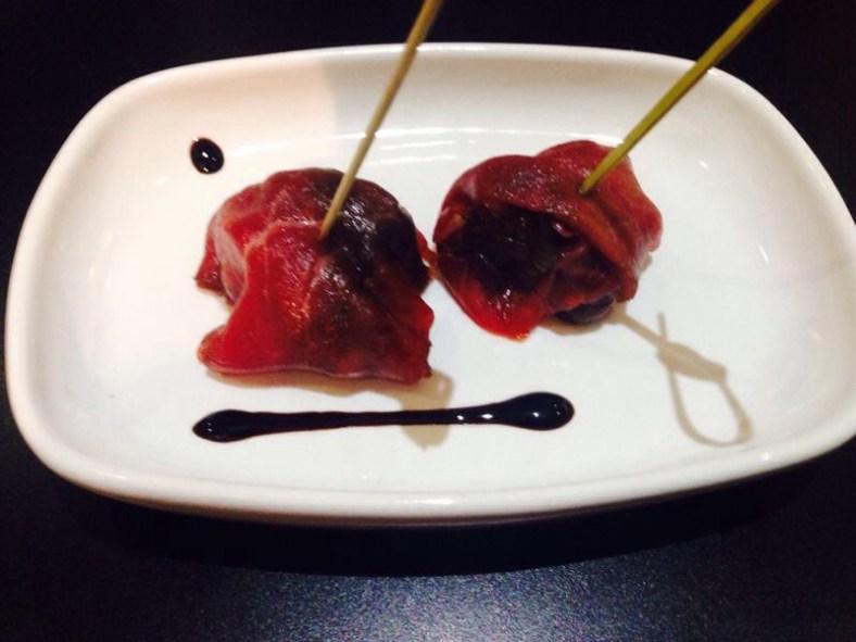 Bocaditos de carpaccio