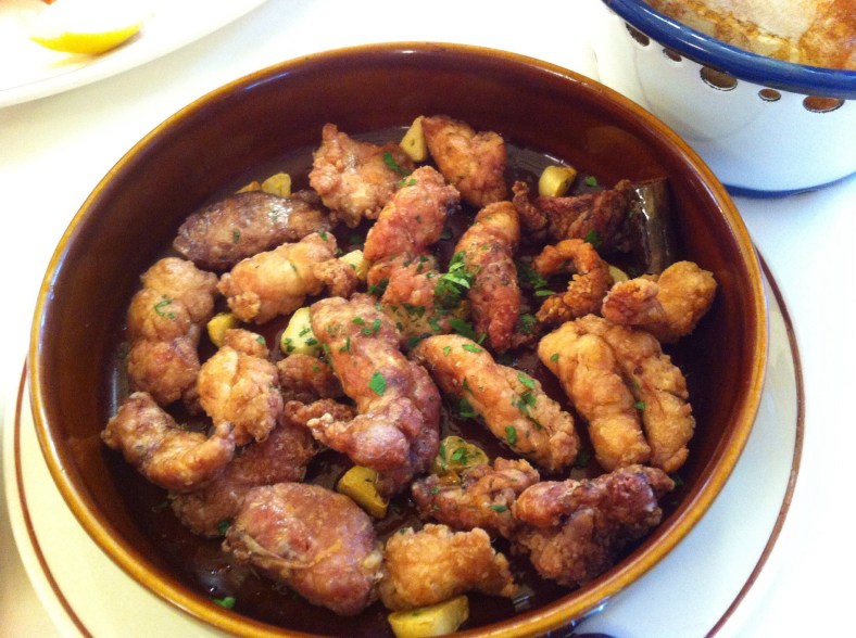 Mollejitas crujientes