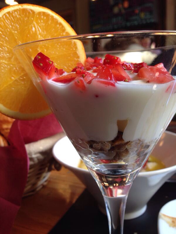 Yogur con muesli