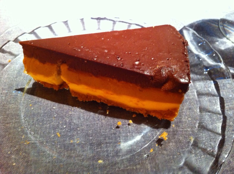 Mítica tarta de tres chocolates