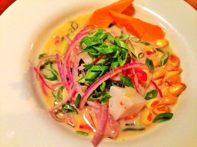 Ceviche algueado completo
