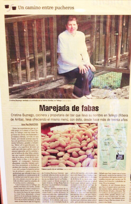 La fama de su fabada es bien conocida en toda España