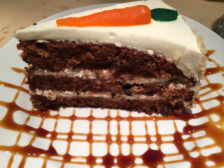 Carrot cake de New York Burger