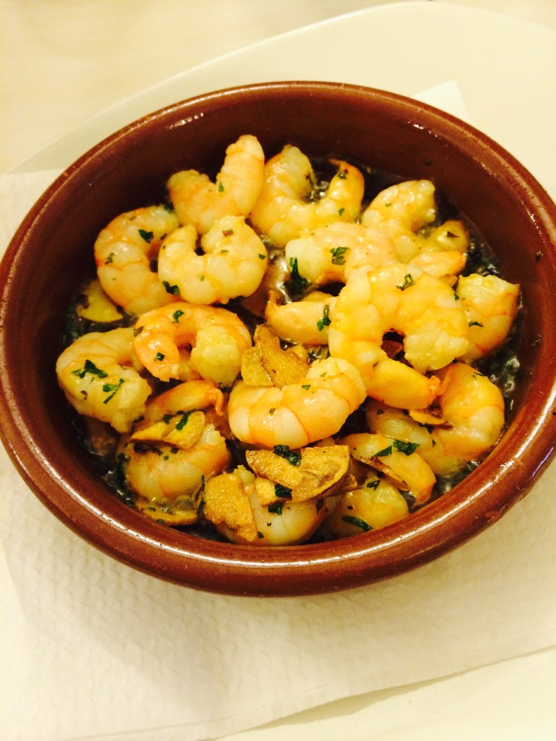 Langostinos al ajillo