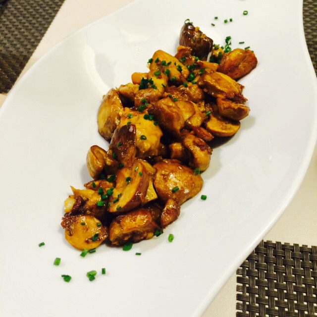 Amanita cesarea salteadas