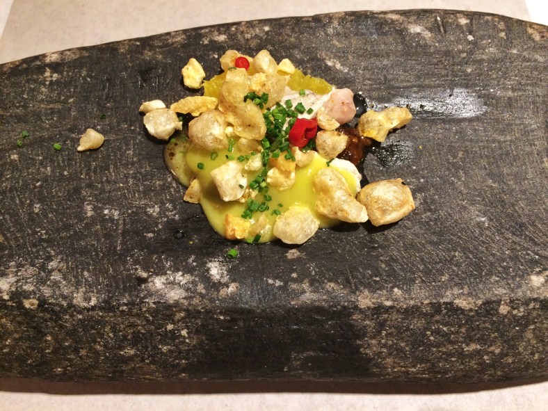 Kokotxas de merluza con salsa de callos