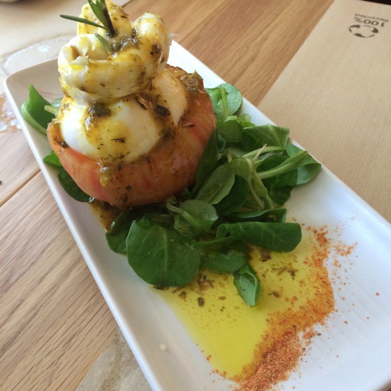 Burratina al estilo italiano