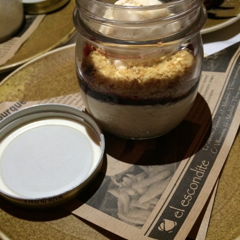 Cheesecake con helado de galleta