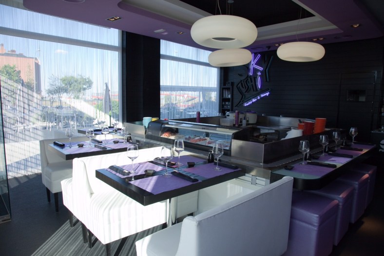 Parte inferior de Sky Sushi