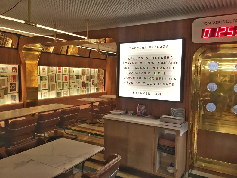Aire retro y contador de tortillas en el nuevo Taberna Pedraza 