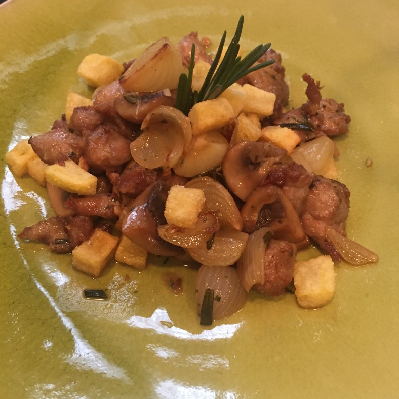 Frito de lechazo en taquitos