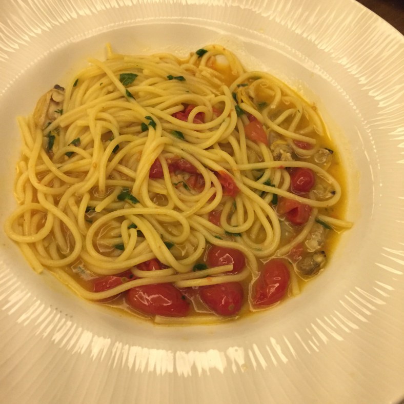 Espagueti al vongole