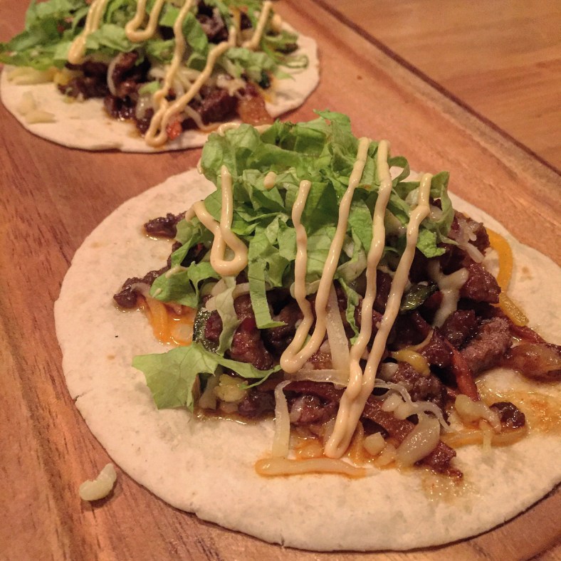Tacos koreanos