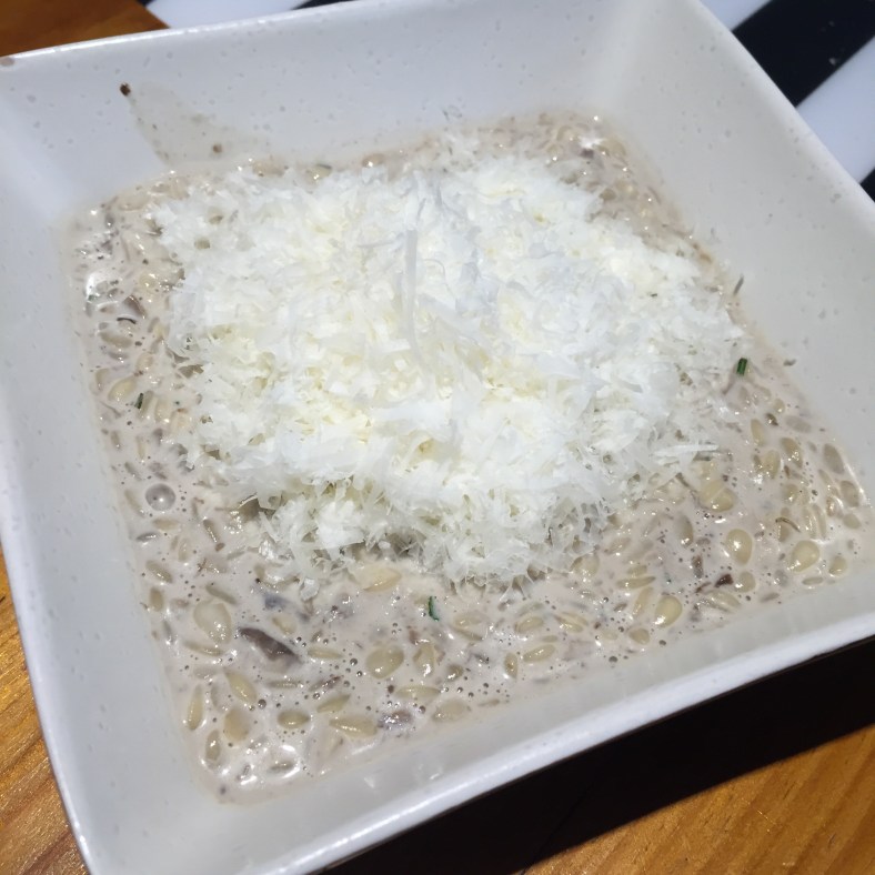 Falso risotto de setas y trufa