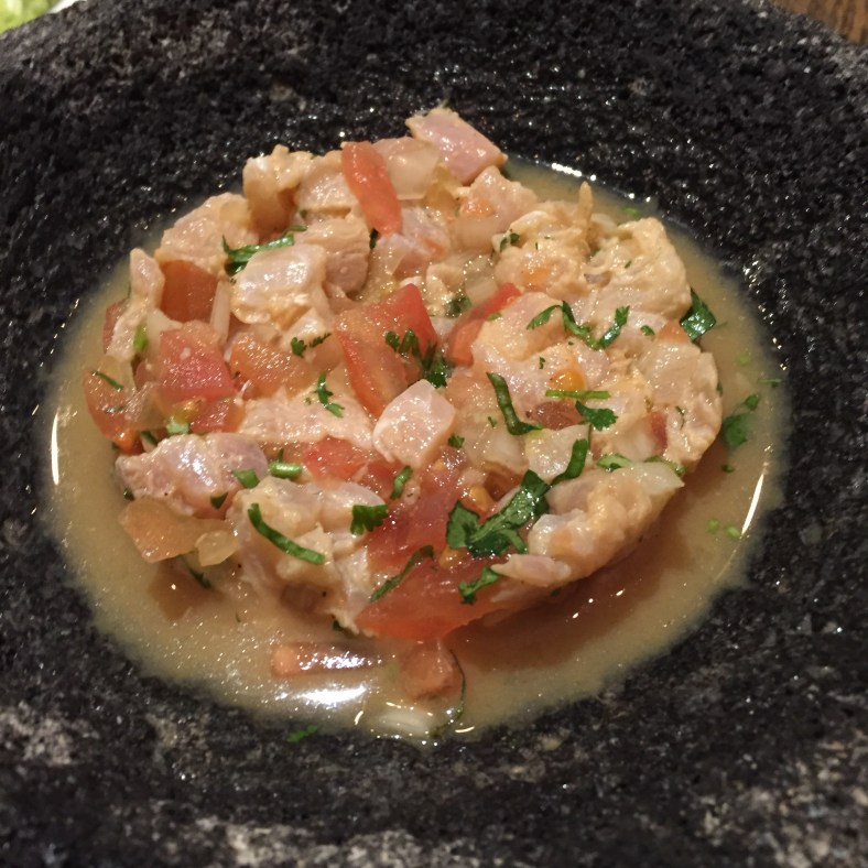 Ceviche de pescado a la mexicana
