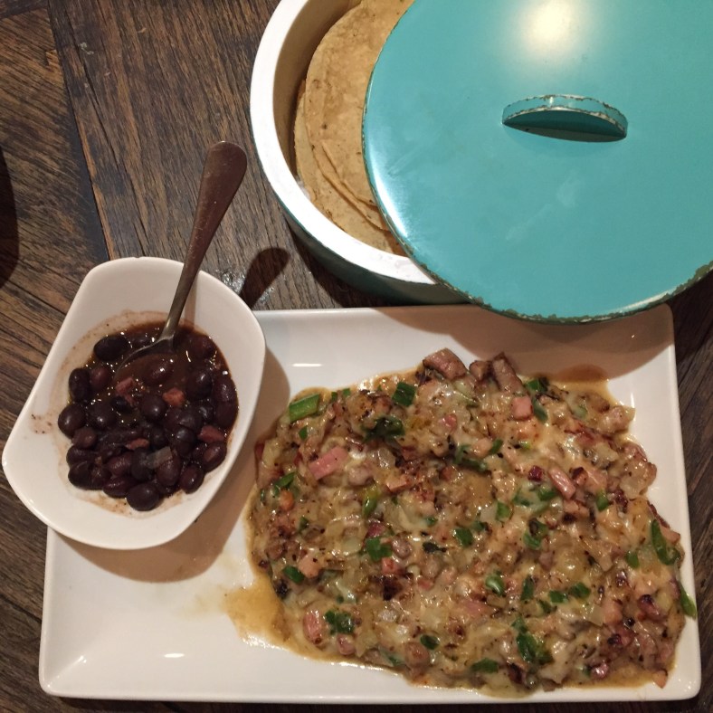 Tacos de alambre de ternera con queso