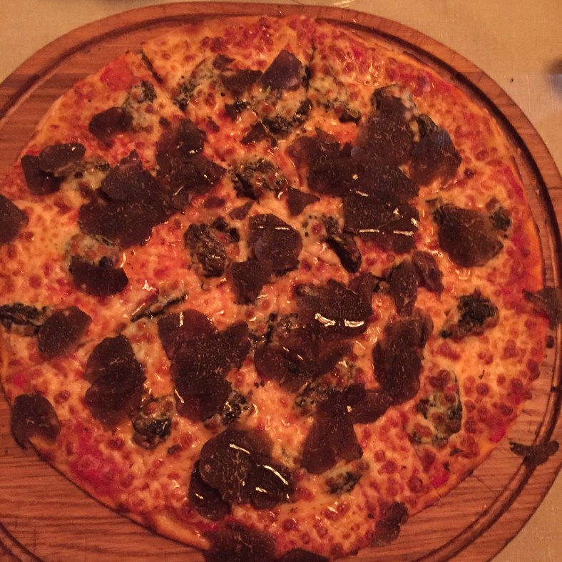 Pizza de colmenillas